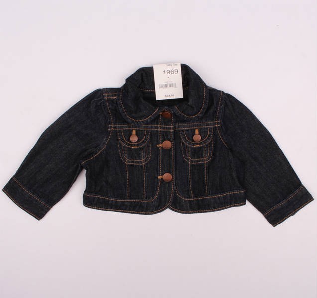 نیم تنه جینز دخترانه 110697 سایز 3 تا 24 ماه مارک BABY GAP