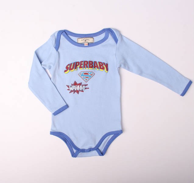 زیردکمه دار 12231 سایز 6 تا 24 ماه مارک SUPER BABY