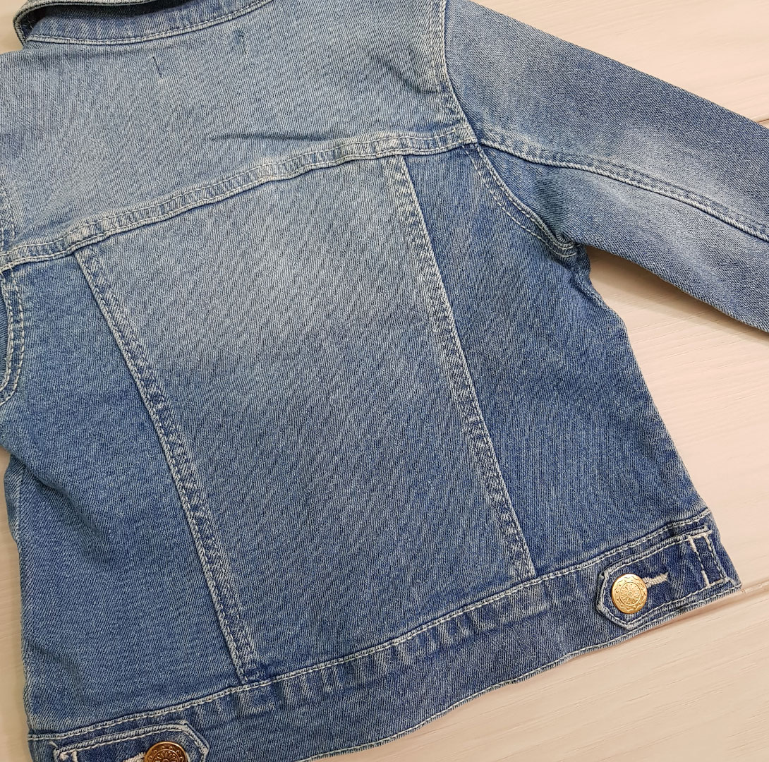 ژاکت جینز دخترانه 22270 سایز 9 تا 36 ماه مارک DENIM CO