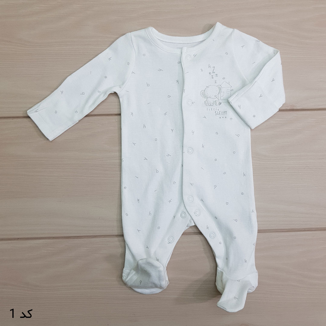 سرهمی جورابدار 23671 سایز بدوتولد تا 36 ماه مارک MOTHERCARE