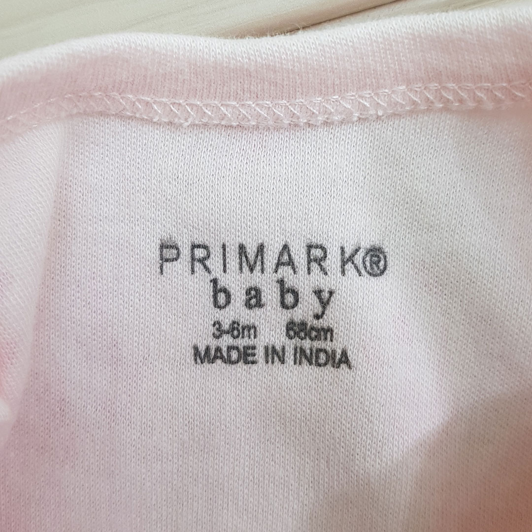 بادی دخترانه 23676 سایز بدوتولد تا 36 ماه مارک PRIMARK