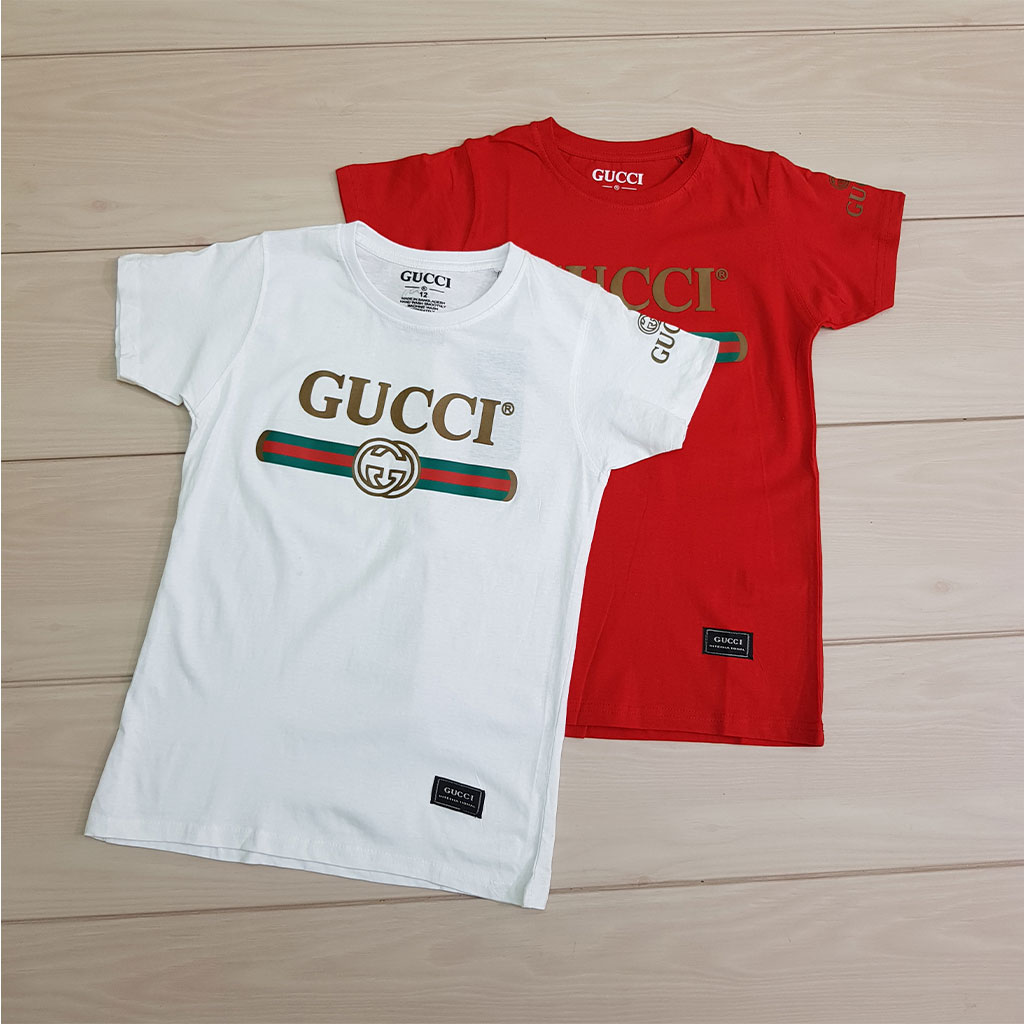 تی شرت پسرانه 24593 سایز 2 تا 16 مارک GUCCI