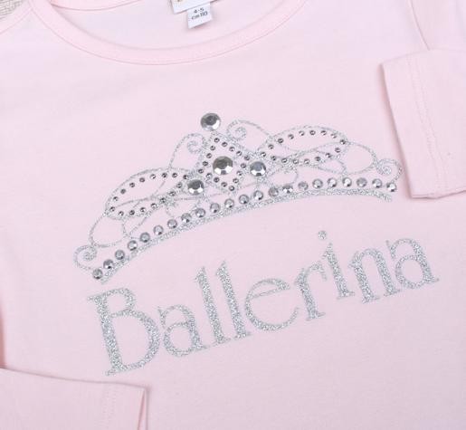 بلوز دخترانه 10730 سایز 4 تا 9 سال مارک BALLERINA