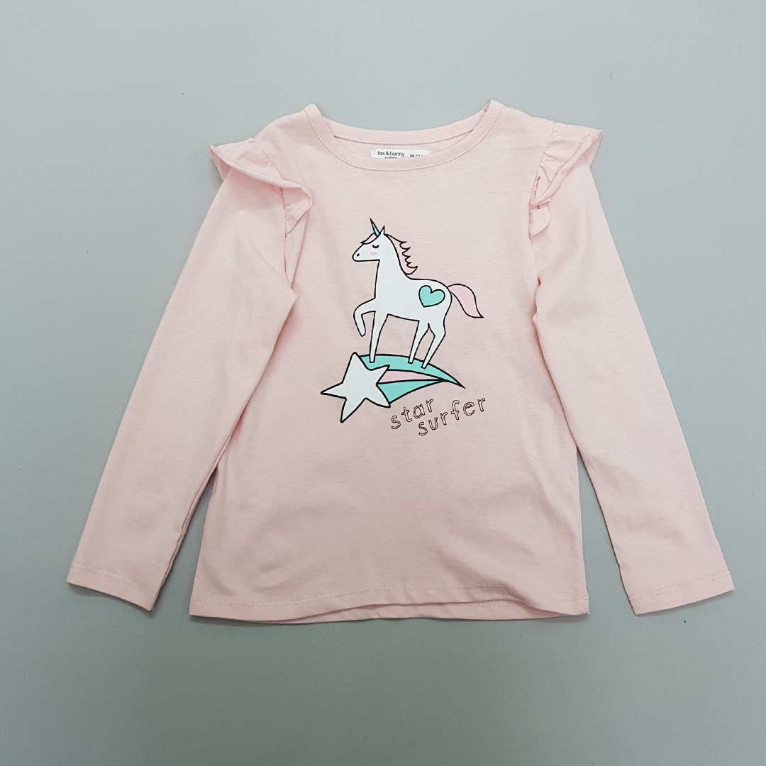 بلوز دخترانه 29530 سایز 2 تا 10 سال مارک FOX&BUNNY   *