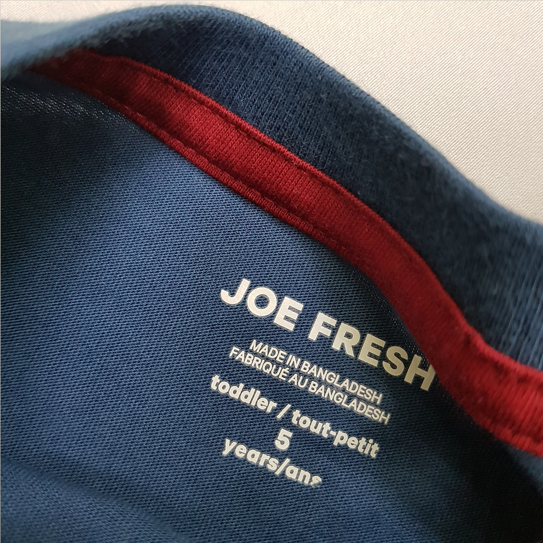 بلوز پسرانه 29515 سایز 5 تا 14 سال کد 4 مارک JOE FRESH