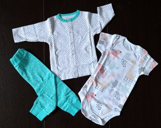 لباس سه تیکه کودک مدل دایناسور و خال دانالو طرح جدید کد 2204286