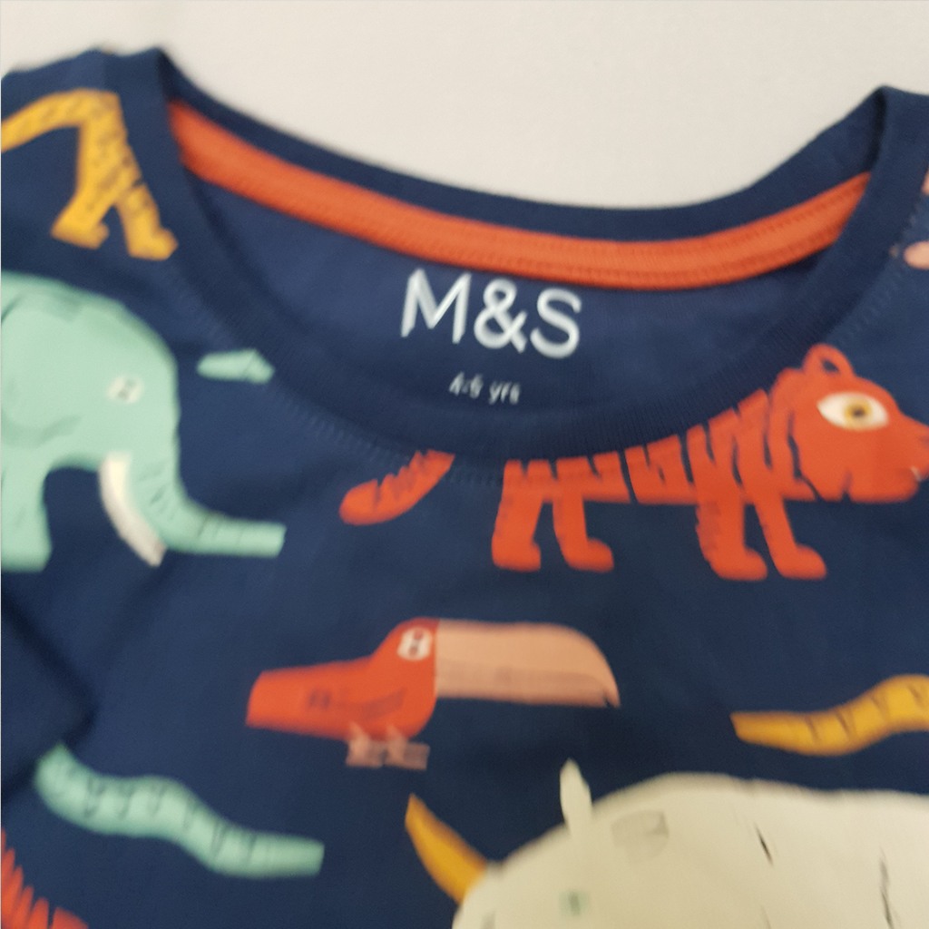 بلوز پسرانه 33974 سایز 1.5 تا 7 سال مارک M&S