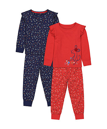 ست دخترانه 34149 سایز 1 تا 10 سال مارک Mothercare