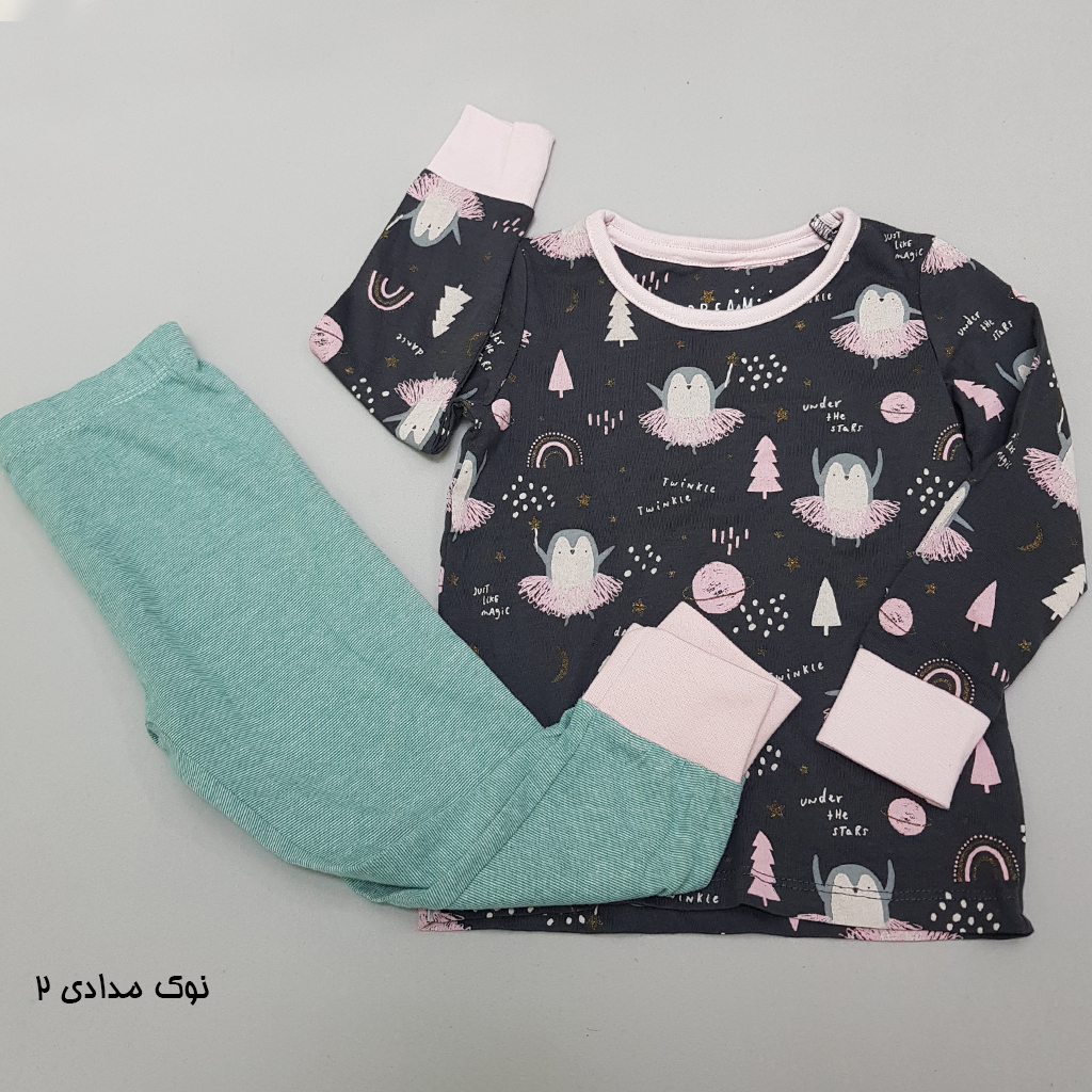 ست دخترانه 34164 سایز 1 تا 10 سال مارک Mothercare   *