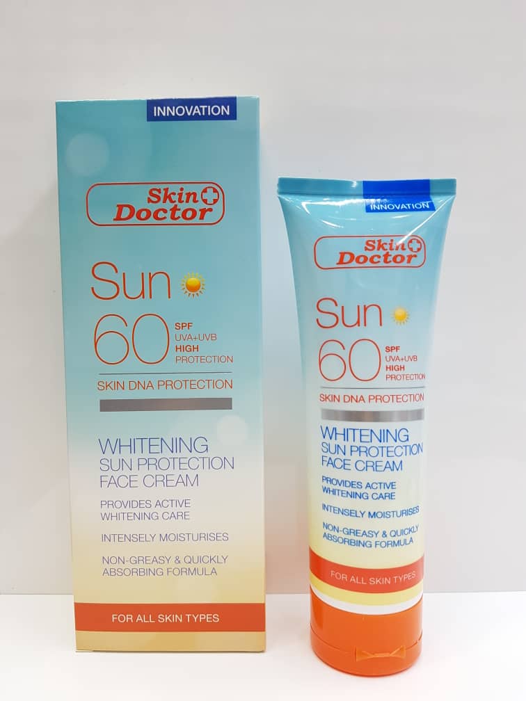 skin doctor whitening sun protection face cream