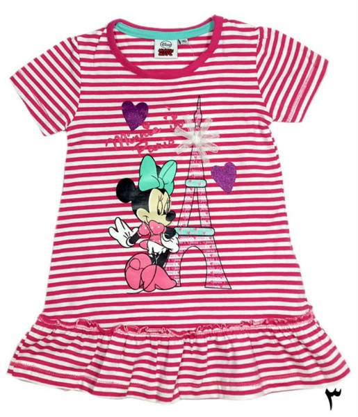 بلوز دخترانه 15363 سایز 5 تا 8 سال مارک DISNEY