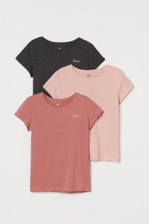 تی شرت دخترانه 35718 سایز 9 تا 14 سال کد 6 مارک H&M