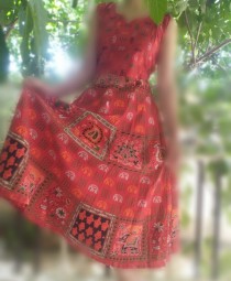 لباس ساحلی لنگی هندی زنانه