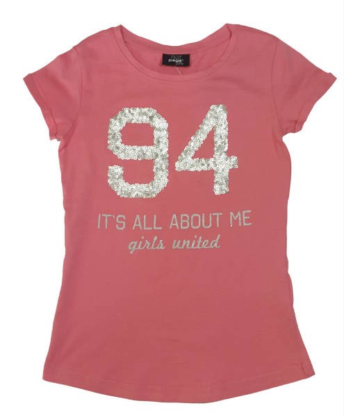 تی شرت دخترانه 15382 سایز 8 تا 15 سال مارک page