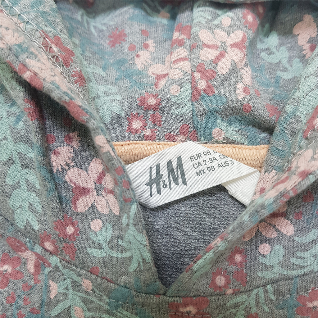 هودی دخترانه 37039 سایز 2 تا 12 سال کد 2 مارک H&M