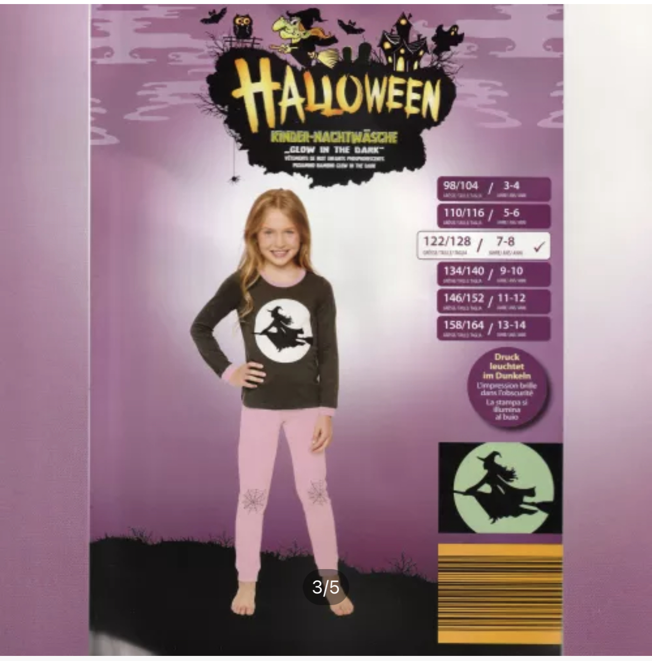 ست دخترانه 37153 سایز 3 تا 14 سال کد 2 مارک HALLOWEEN