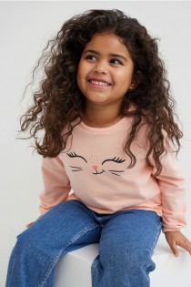 پلیور دخترانه 37169 سایز 1.5 تا 10 سال مارک H&M