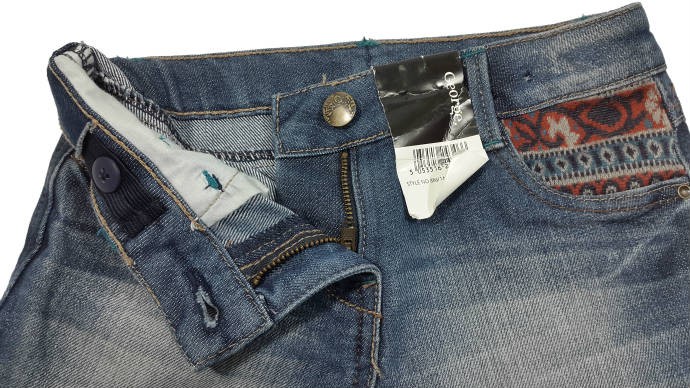 شورت جینز دخترانه 10215 سایز 4 تا 14 سال 
