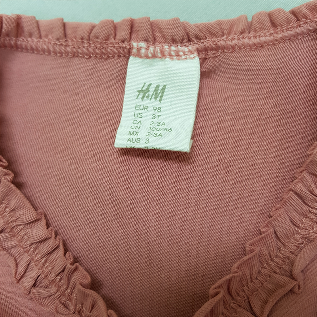 بلوز دخترانه 37793 سایز 3 ماه تا 4 سال مارک H&M   *