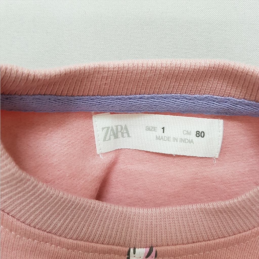 ست توپنبه ای دخترانه 38147 سایز 1 تا 10 سال مارک ZARA   *