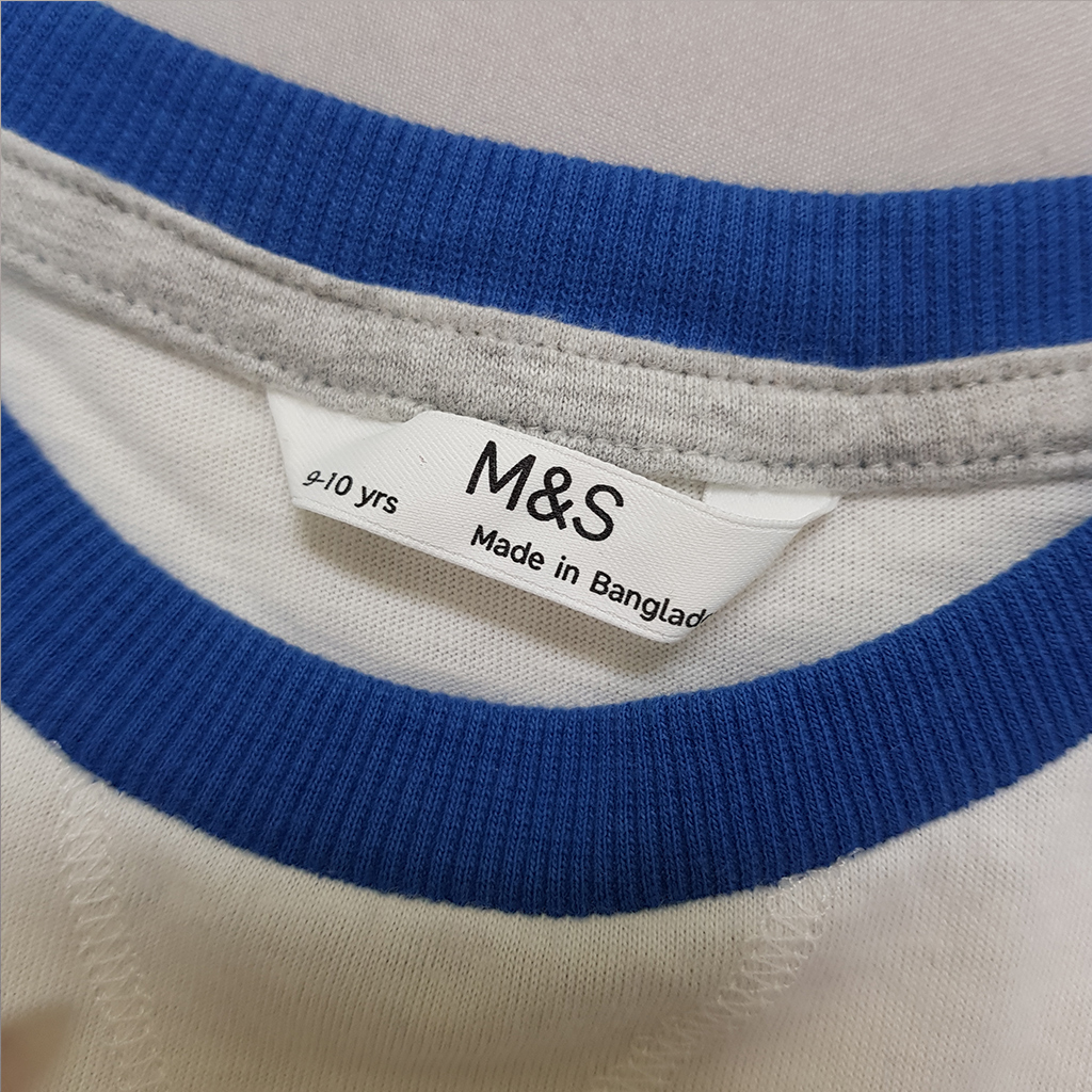 بلوز پسرانه 38817 سایز 7 تا 15 سال مارک M&S