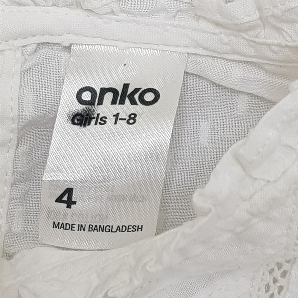 شومیز دخترانه 20106 سایز 1 تا 8 سال مارک ANKO   *