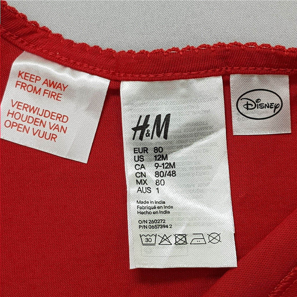 سرهمی دخترانه 20520 سایز 9 ماه تا 2 سال کد 2 مارک H&M