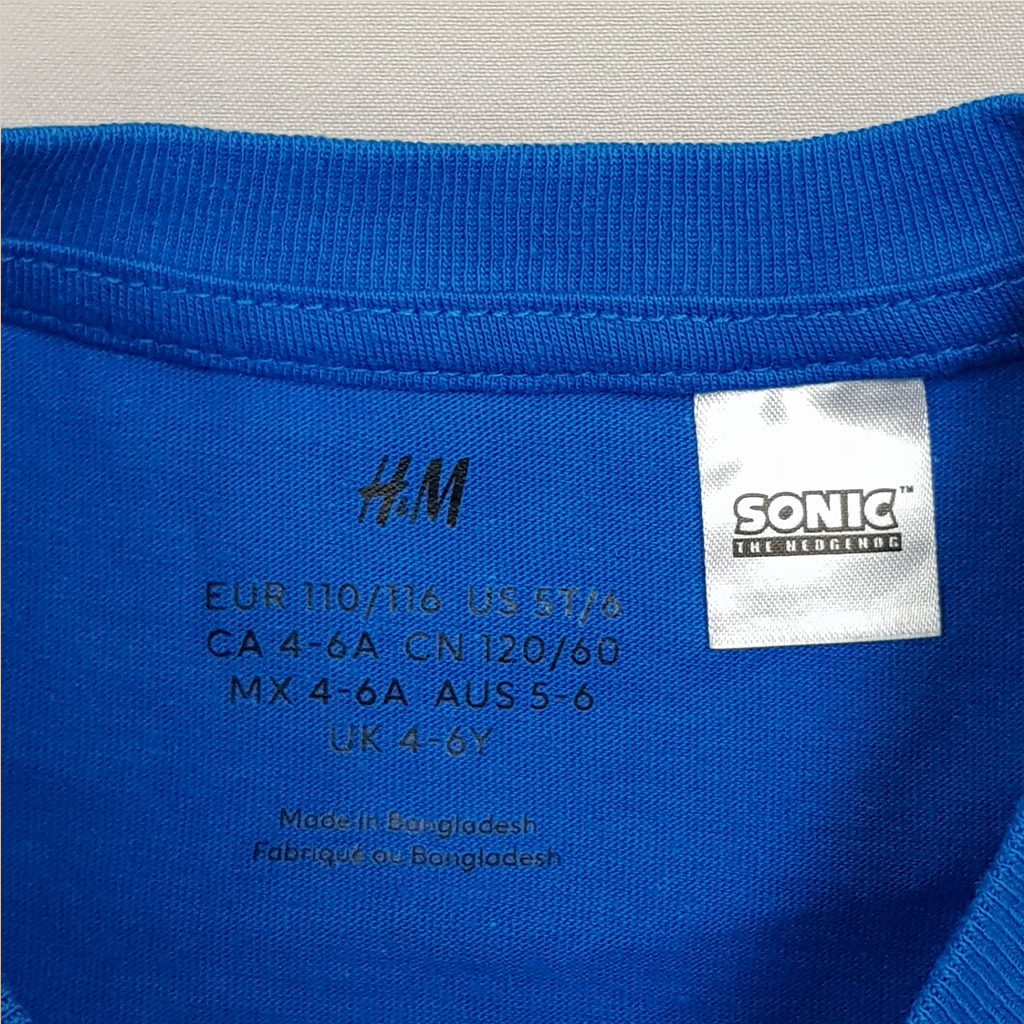 تی شرت بچگانه 23376 سایز 1.5 تا 8 سال کد 2 مارک H&M