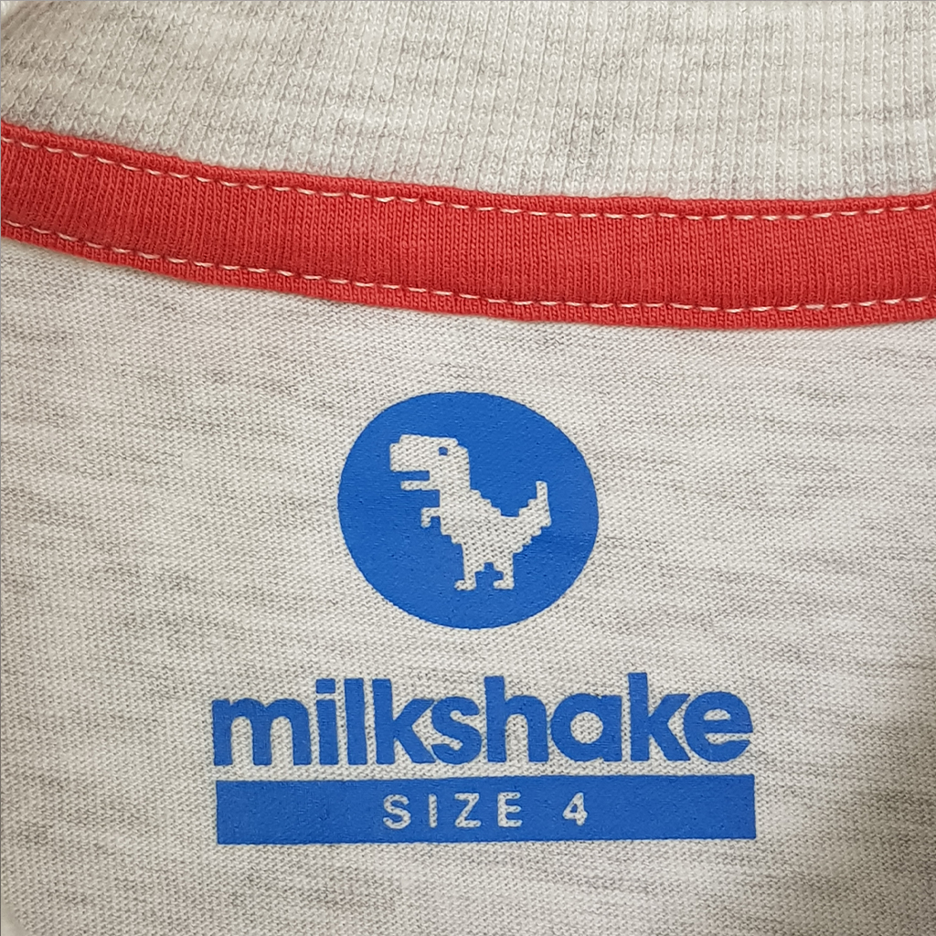 تی شرت پسرانه 23559 سایز 3 تا 7 سال مارک MILKSHAKE