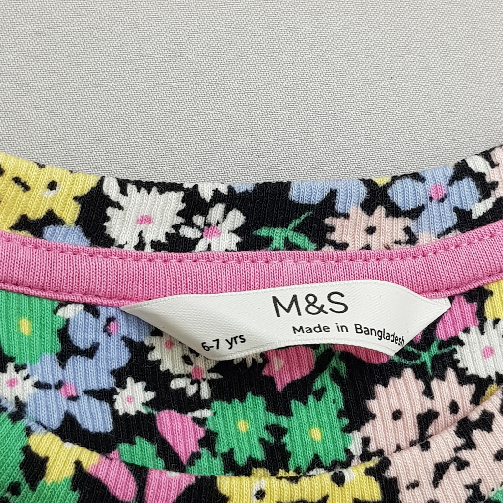 تی شرت دخترانه 24299 سایز 6 تا 15 سال مارک M&S