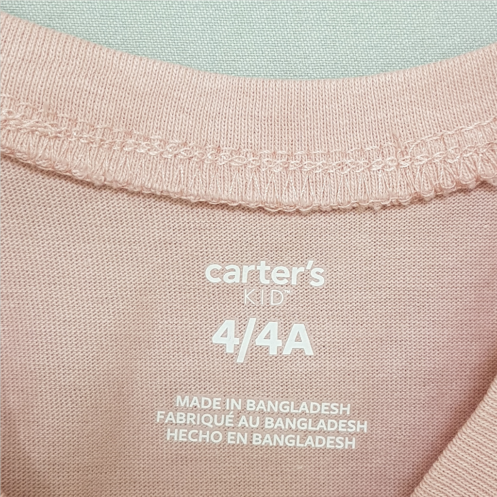 تی شرت دخترانه 23728 سایز 4 تا 14 سال مارک Carters