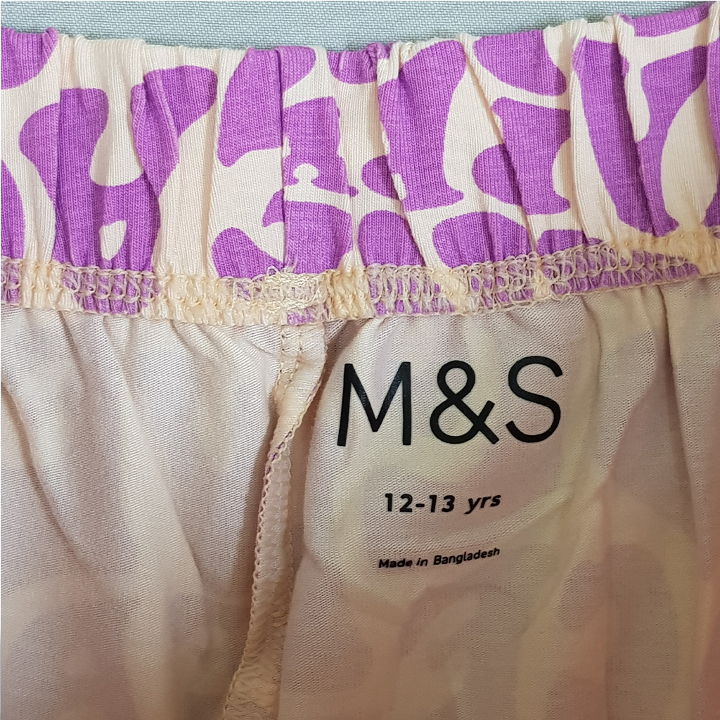 ست دخترانه 24737 سایز 10 تا 15 سال مارک M&S   *