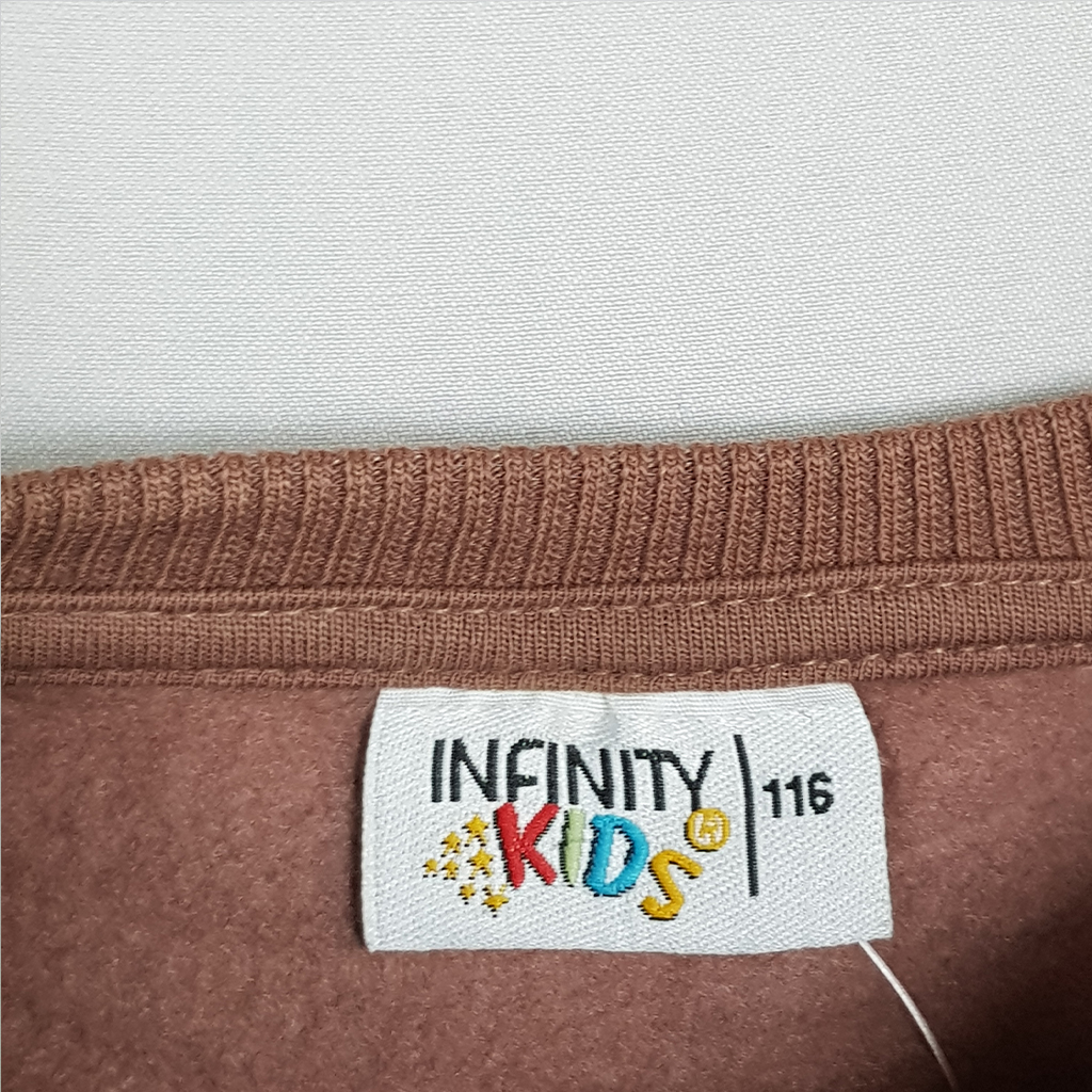 پلیور توپنبه ای دخترانه 24709 سایز 2 تا 7 سال مارک InfinIty kids   *