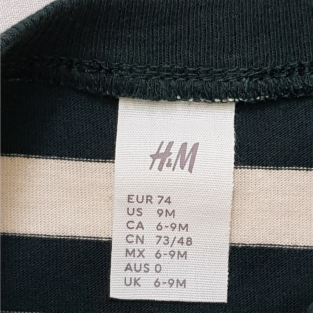 بلوز پسرانه 25169 سایز 9 ماه تا 4 سال مارک H&M