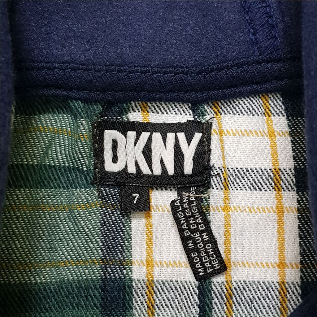 پیراهن کلاه دار پسرانه 25561 سایز 12 ماه تا 14 سال مارک DKNY