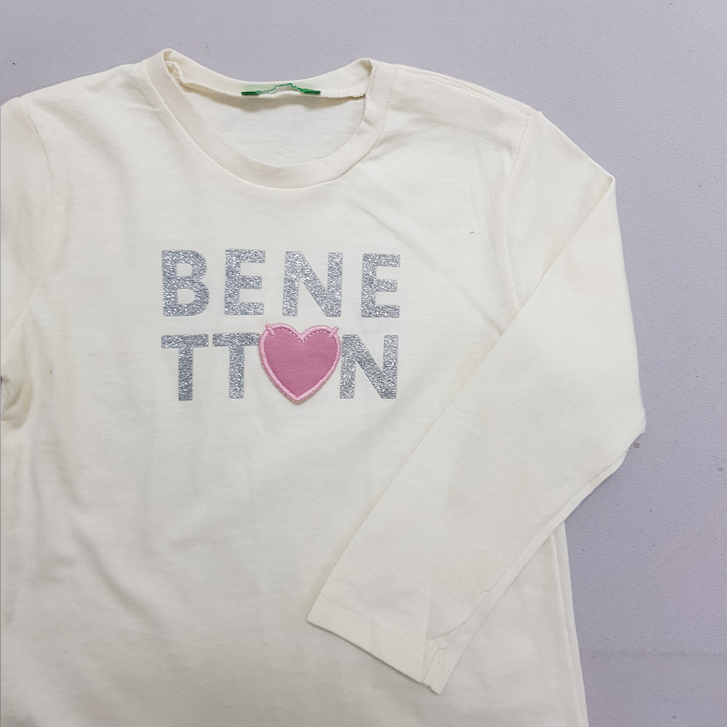 بلوز دخترانه 25579 سایز 1 تا 3 سال کد 2 مارک United of color benetton   *