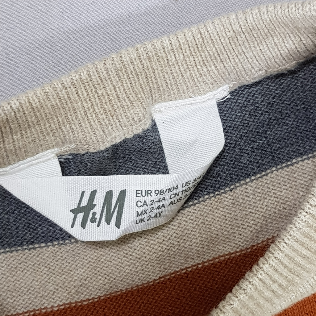 بافت پسرانه 25693 سایز 2 تا 12 سال مارک H&M