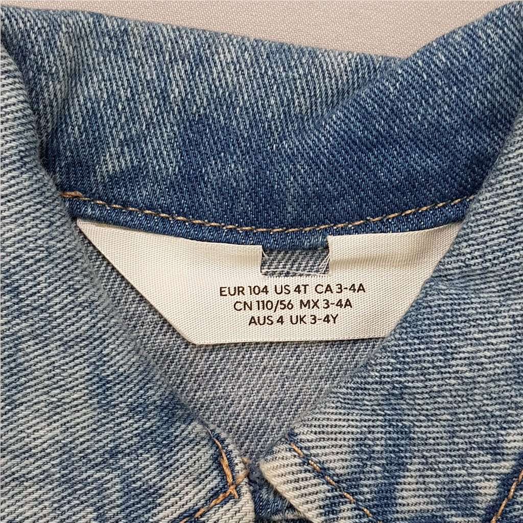 کت جینز 26023 سایز 1.5 تا 14 سال کد 2 مارک H&M