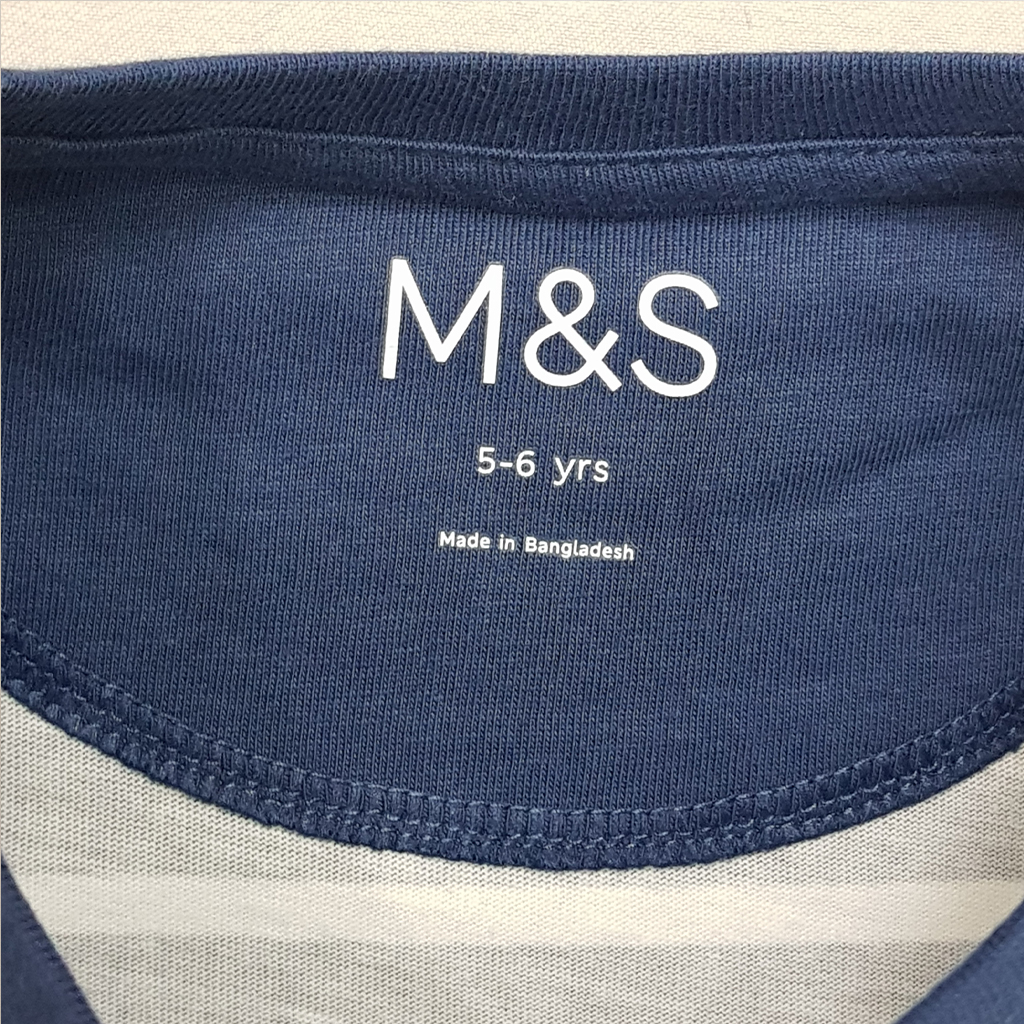 بلوز پسرانه 26357 سایز 5 تا 8 سال کد 1 مارک M&S