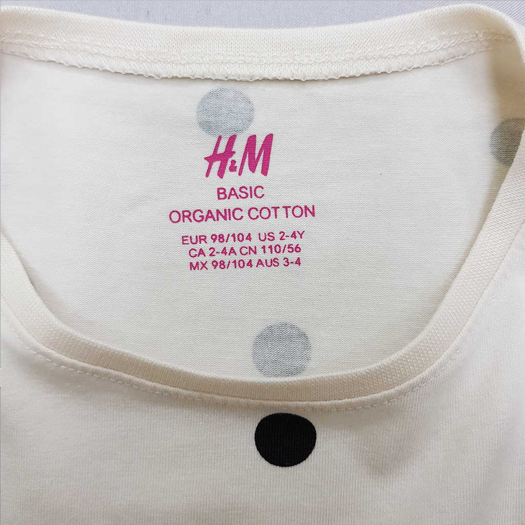 بلوز دخترانه 34673 سایز 1.5 تا 10 سال کد 5 مارک H&M   *