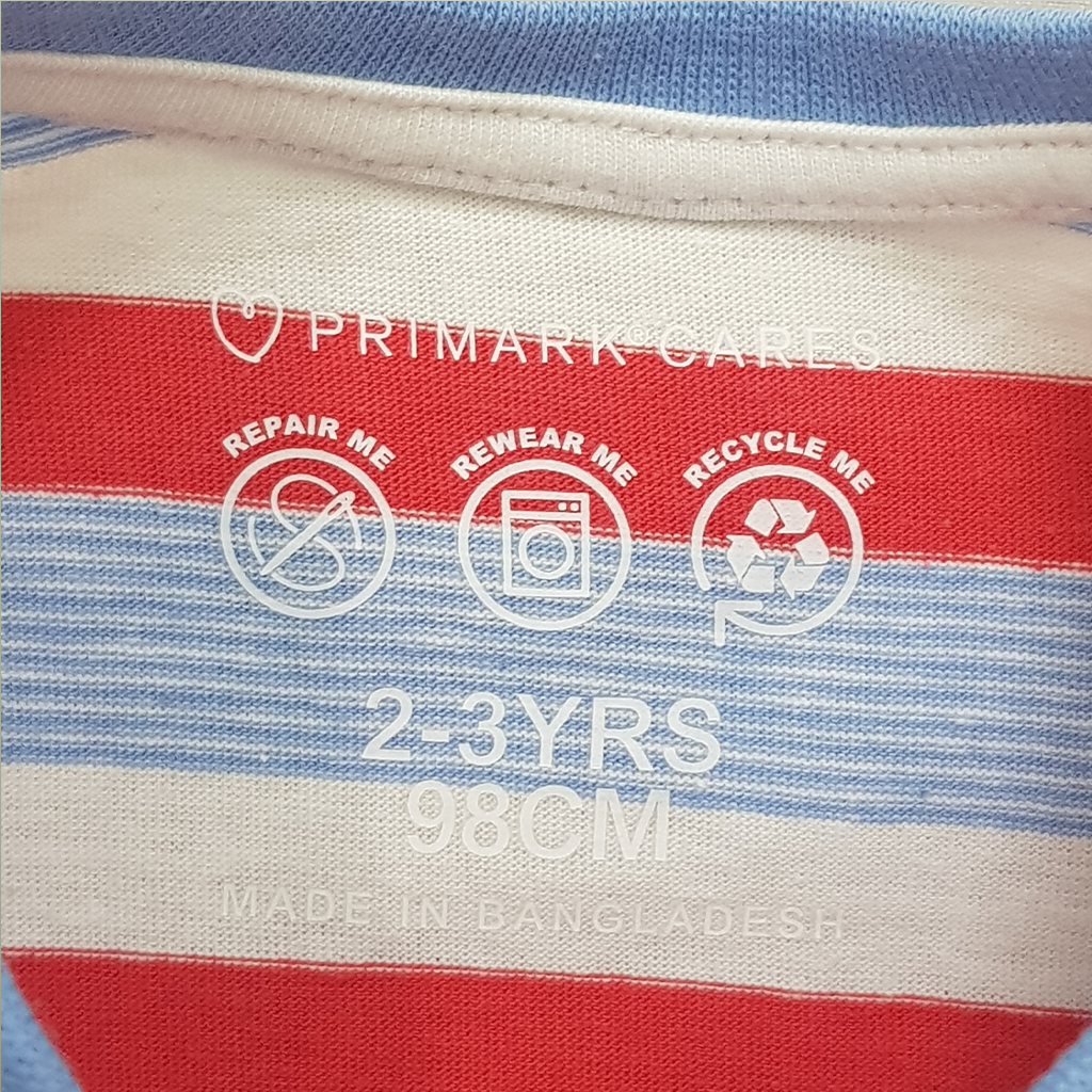 تی شرت پسرانه 26787 سایز 2 تا 8 سال مارک PRIMARK