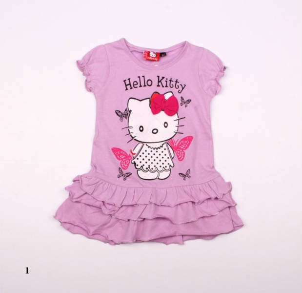 بلوز دخترانه 100905 سایز 3 تا 18 ماه مارک HELLO KITTY