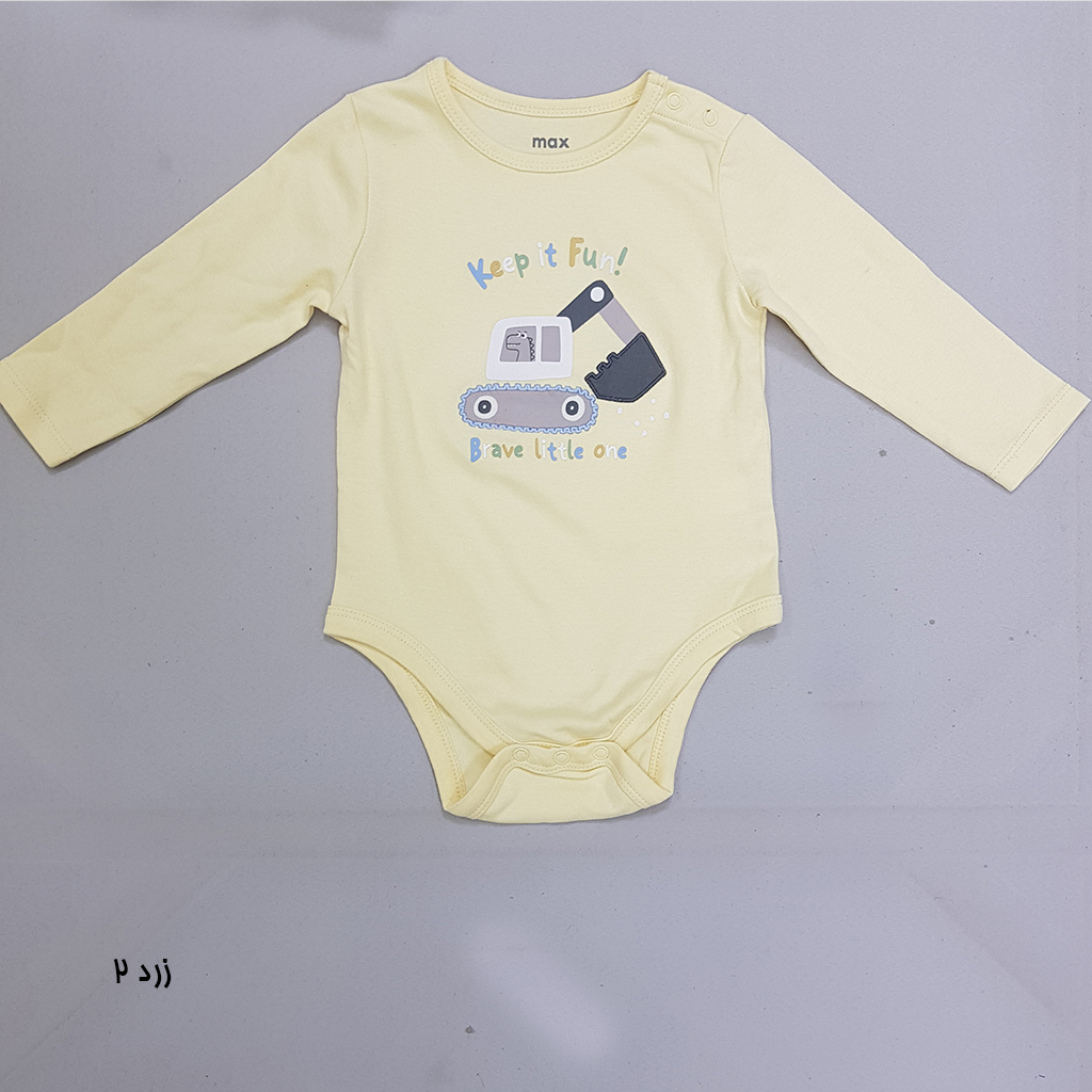 بادی بچگانه 27565 سایز بدوتولد تا 18 ماه کد 6 مارک MAX   *